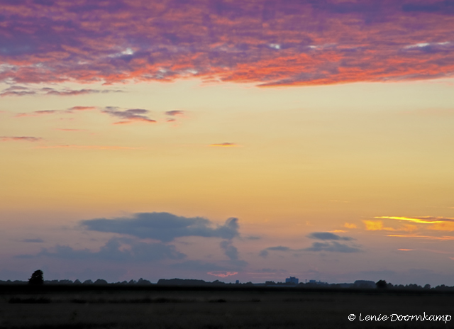 kleurige lucht